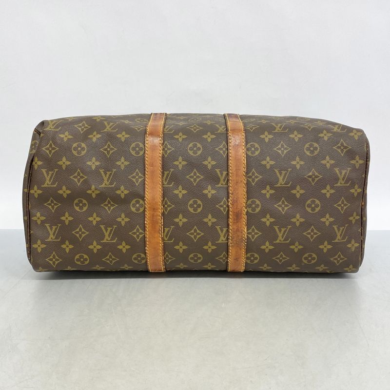 Louis Vuitton Boston Bag Monogram Keepall 45 M41428 Brown Men Women Unisex