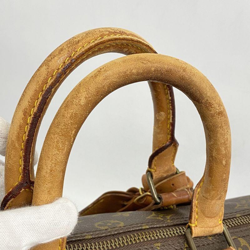 Louis Vuitton Boston Bag Monogram Keepall 45 M41428 Brown Men Women Unisex