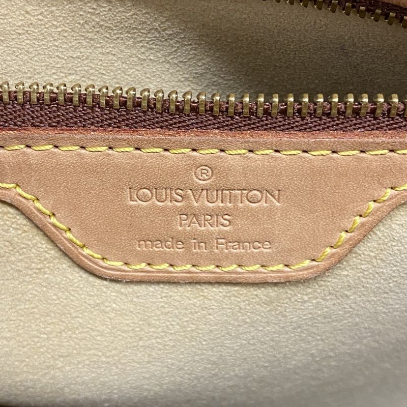 Louis Vuitton Shoulder Bag Monogram Looping GM M51145 Brown Ladies