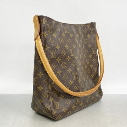 Louis Vuitton Shoulder Bag Monogram Looping GM M51145 Brown Ladies