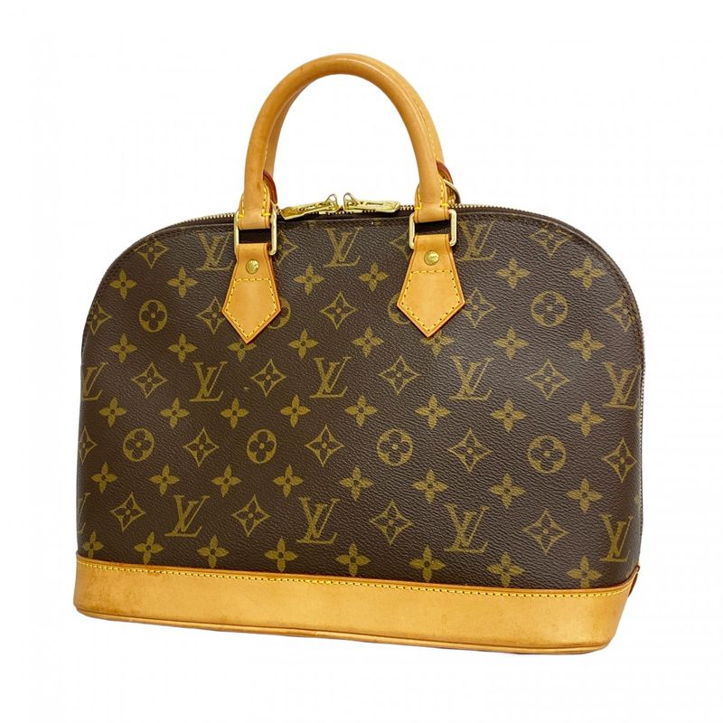 Louis Vuitton Handbag Monogram Alma M51130 Brown Ladies