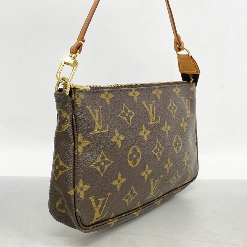 Louis Vuitton Pouch Monogram Pochette Accessoire M51980 Brown Ladies