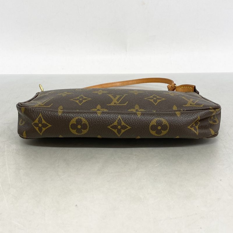 Louis Vuitton Pouch Monogram Pochette Accessoire M51980 Brown Ladies