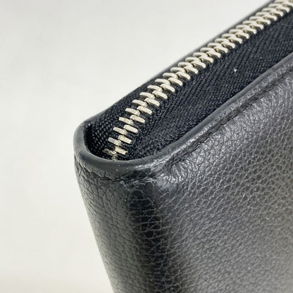 Louis Vuitton Long Wallet Zippy Lock Me M62622 Noir Black Men Women Unisex