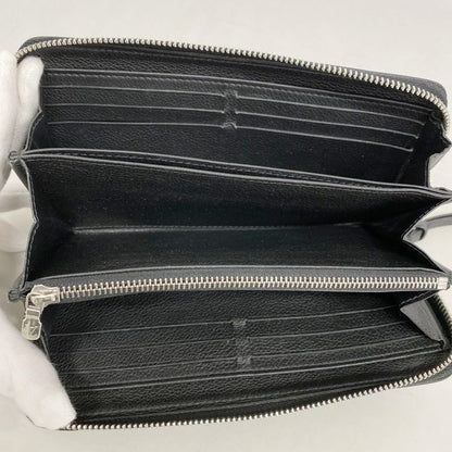 Louis Vuitton Long Wallet Zippy Lock Me M62622 Noir Black Men Women Unisex
