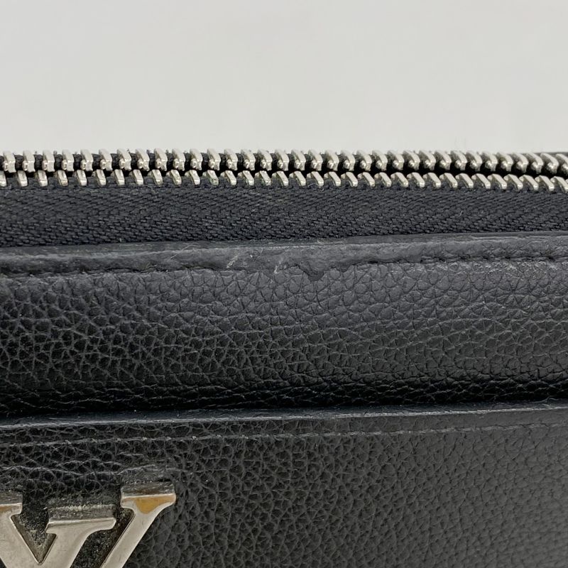 Louis Vuitton Long Wallet Zippy Lock Me M62622 Noir Black Men Women Unisex