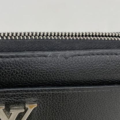 Louis Vuitton Long Wallet Zippy Lock Me M62622 Noir Black Men Women Unisex