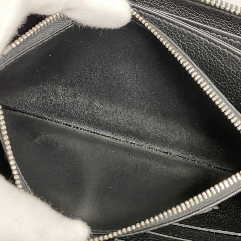 Louis Vuitton Long Wallet Zippy Lock Me M62622 Noir Black Men Women Unisex