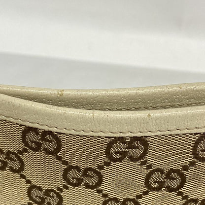 Gucci Shoulder Bag GG Canvas 120841 Canvas Brown Gold Hardware Women's