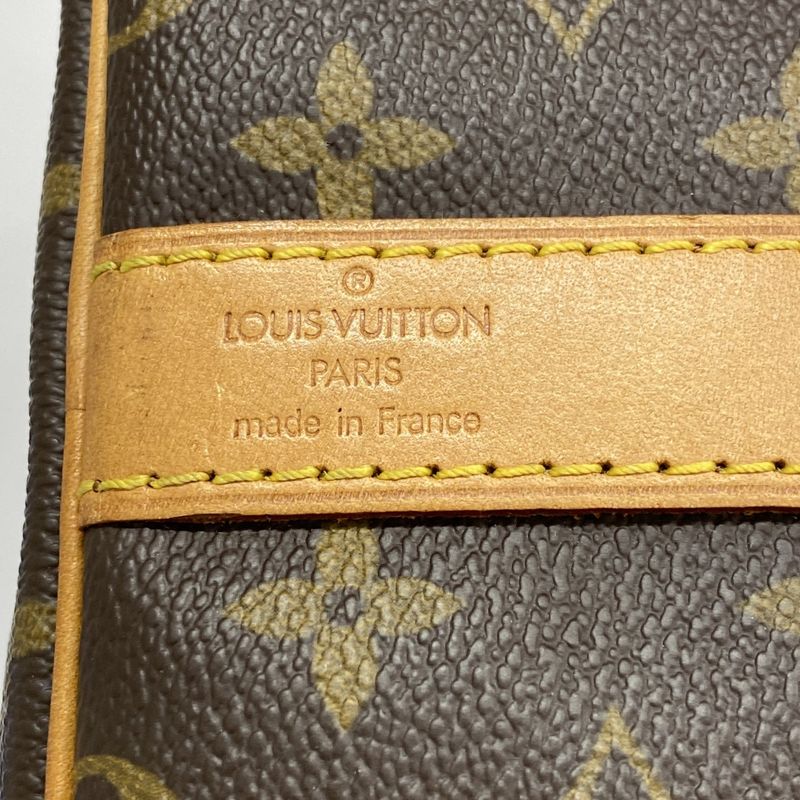 Louis Vuitton Boston Bag Monogram Keepall Bandouliere 60 M41412 Brown Men Women