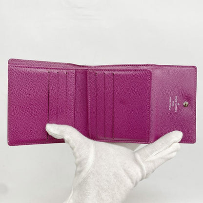 Louis Vuitton Trifold Wallet Epi Portefeuille Elise M6363k Oak Scuff Dies