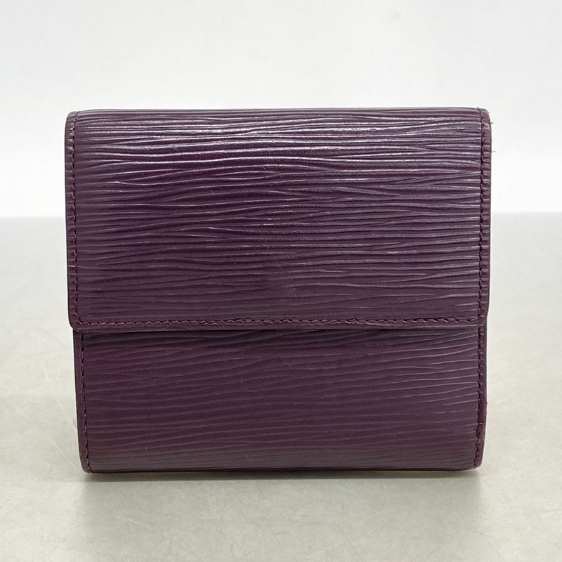 Louis Vuitton Trifold Wallet Epi Portefeuille Elise M6363k Oak Scuff Dies