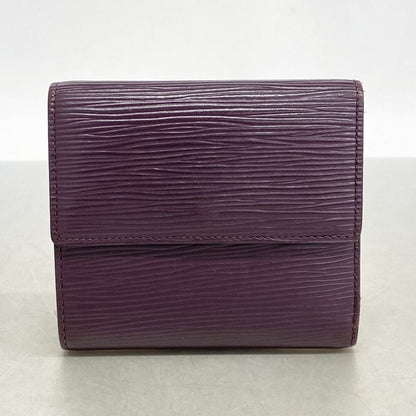 Louis Vuitton Trifold Wallet Epi Portefeuille Elise M6363k Oak Scuff Dies