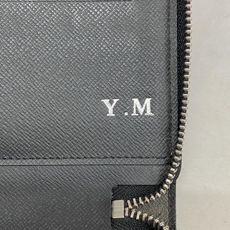 Louis Vuitton Long Wallet Damier Graphite Zippy Organizer NM N60111 Black Men's