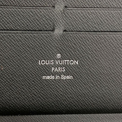 Louis Vuitton Long Wallet Damier Graphite Zippy Organizer NM N60111 Black Men's