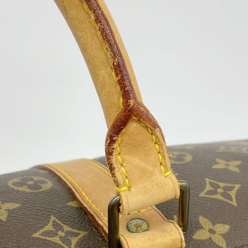 Louis Vuitton Boston Bag Monogram Keepall 55 M41424 Brown Men Women Unisex