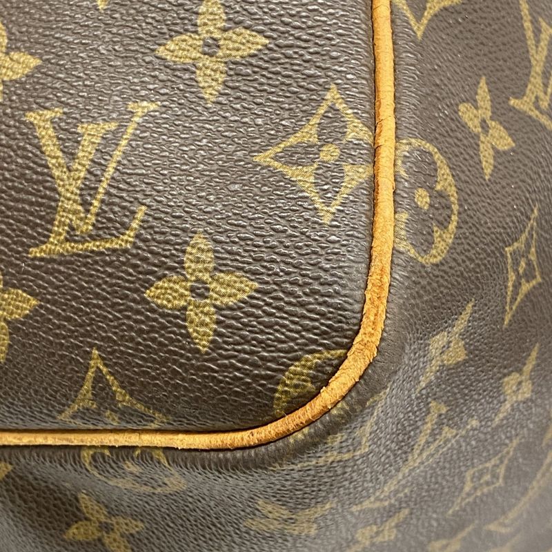 Louis Vuitton Boston Bag Monogram Keepall 55 M41424 Brown Men Women Unisex