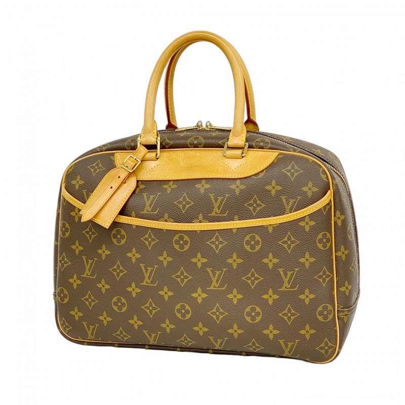 Louis Vuitton Handbag Monogram Deauville M47270 Brown Ladies