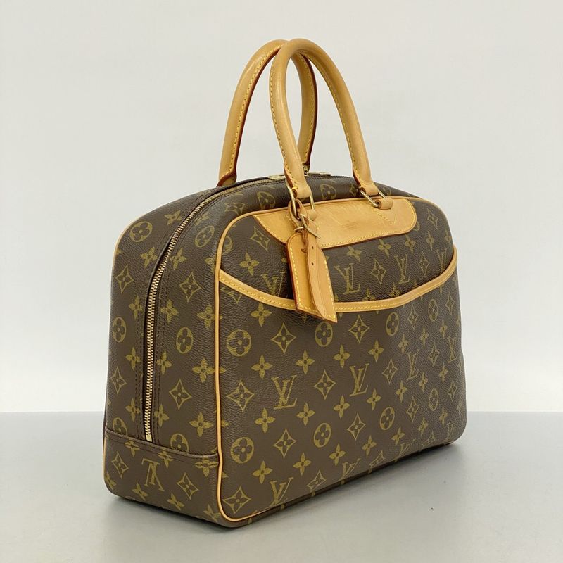 Louis Vuitton Handbag Monogram Deauville M47270 Brown Ladies
