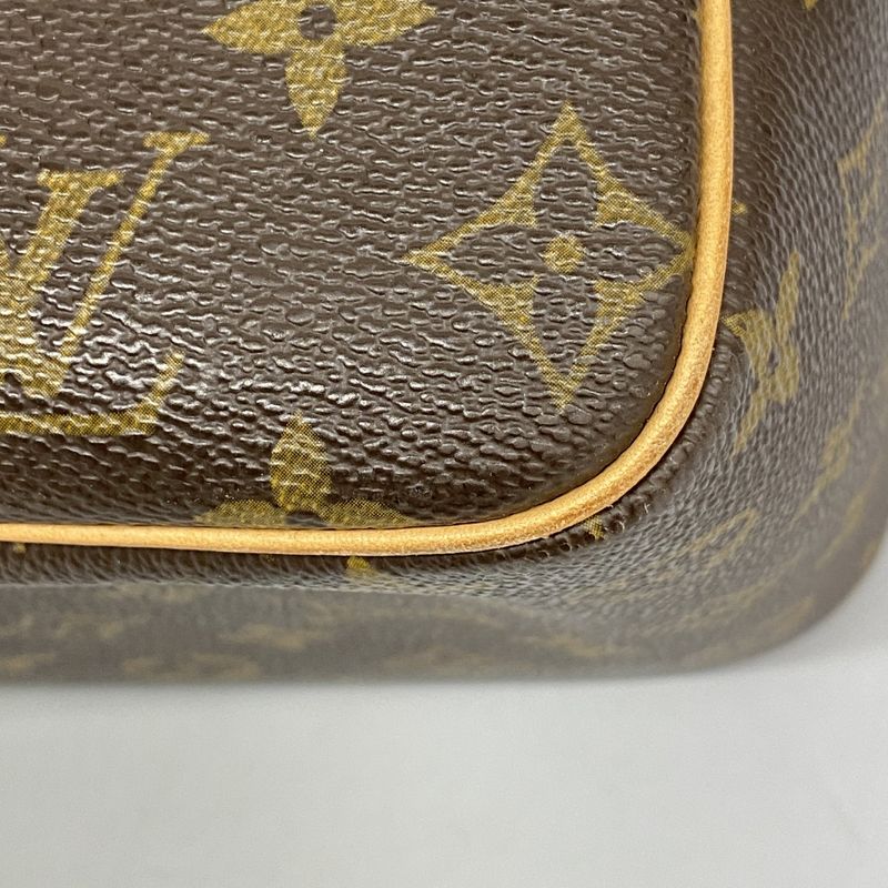 Louis Vuitton Handbag Monogram Deauville M47270 Brown Ladies