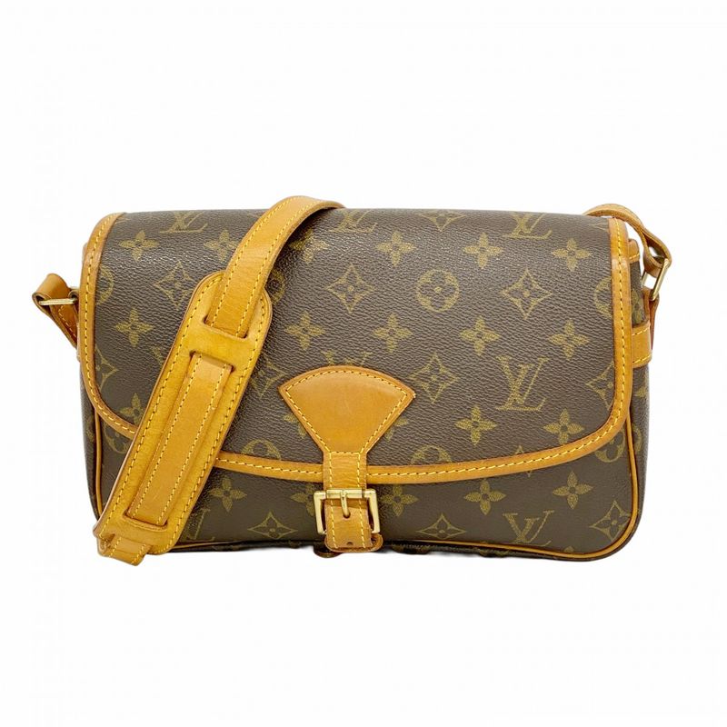 Louis Vuitton Shoulder Bag Monogram Sologne M42250 Brown Ladies
