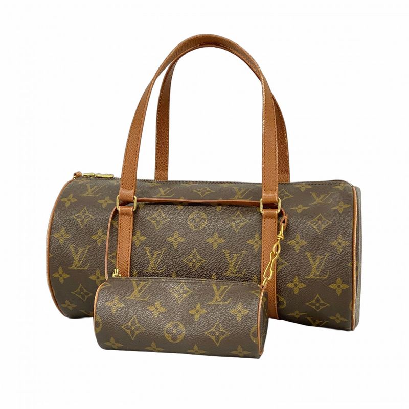 Louis Vuitton Handbag Monogram Papillon 30 M51385 Brown Ladies