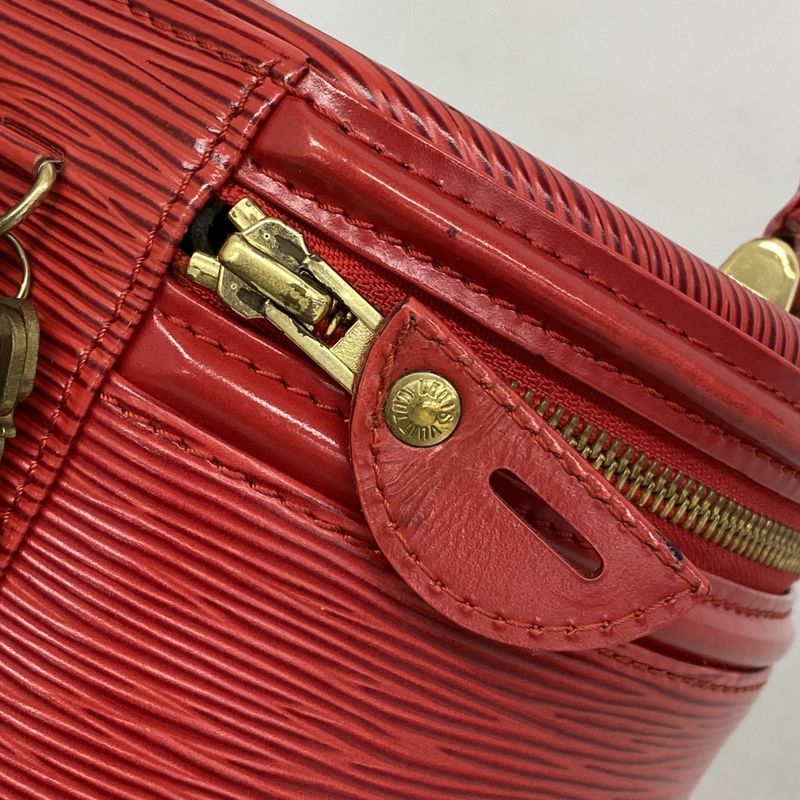 Louis Vuitton Handbag Epi Cannes M48037 Castilian Red Ladies
