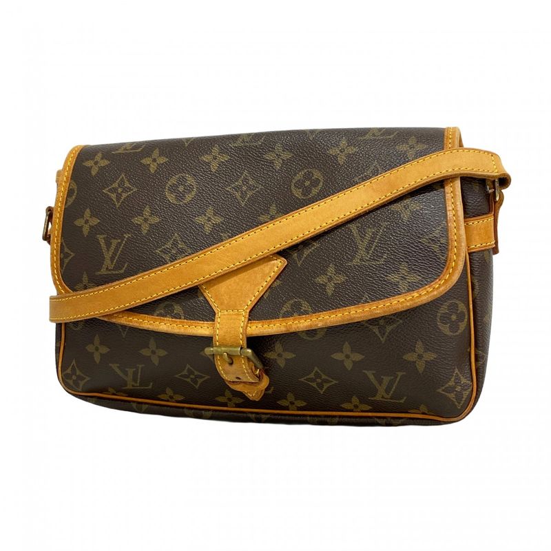 Louis Vuitton Shoulder Bag Monogram Sologne M42250 Brown Women's