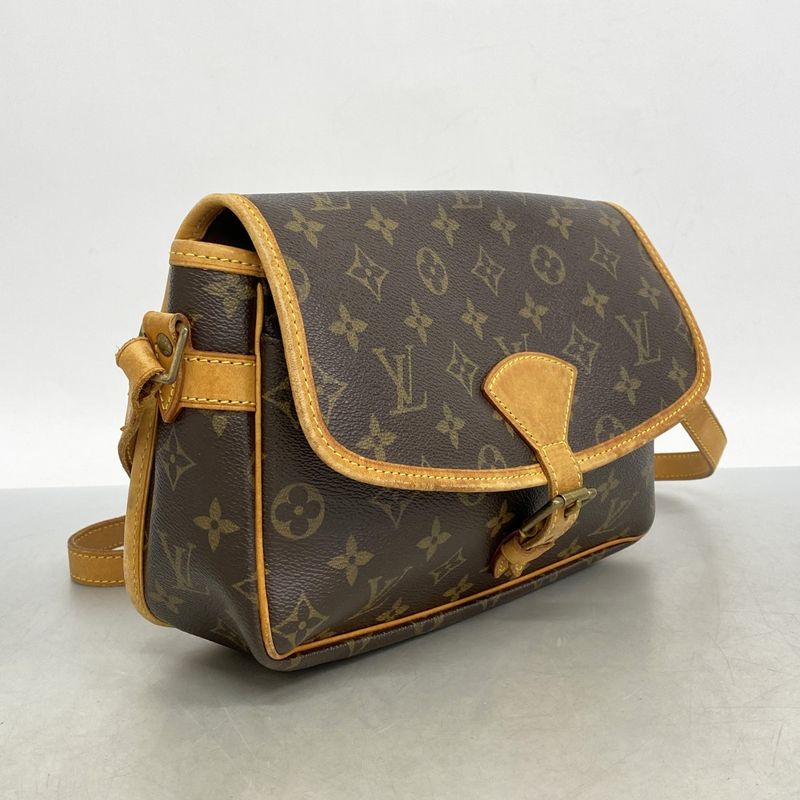 Louis Vuitton Shoulder Bag Monogram Sologne M42250 Brown Women's