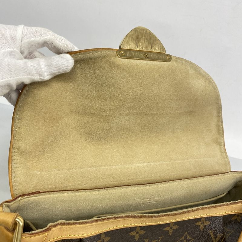 Louis Vuitton Shoulder Bag Monogram Beverly MM M40121 Brown Women's