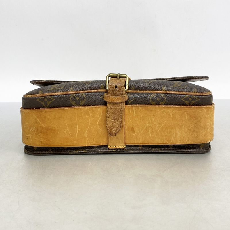 Louis Vuitton Shoulder Bag Monogram Cartesier GM M51252 Brown Women's