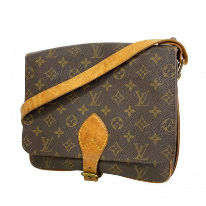 Louis Vuitton Shoulder Bag Monogram Cartesier GM M51252 Brown Women's