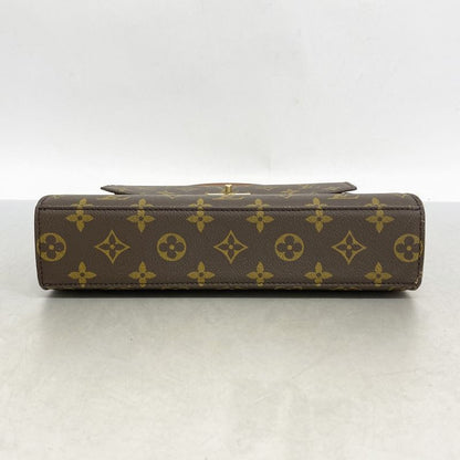 Louis Vuitton Handbag Monogram Malesherbes M51379 Brown Ladies