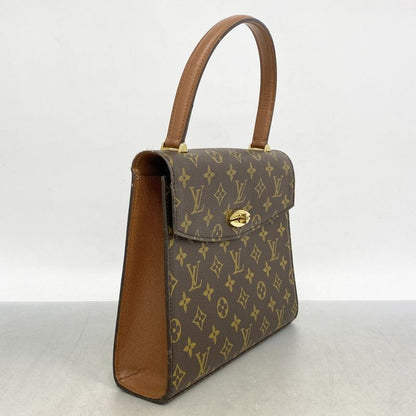 Louis Vuitton Handbag Monogram Malesherbes M51379 Brown Ladies