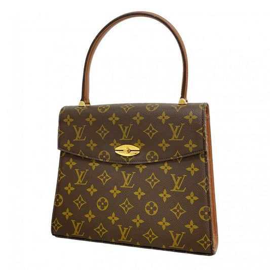 Louis Vuitton Handbag Monogram Malesherbes M51379 Brown Ladies