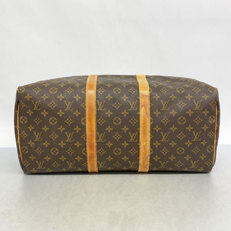 Louis Vuitton Boston Bag Monogram Keepall 50 M41426 Brown Men Women Unisex