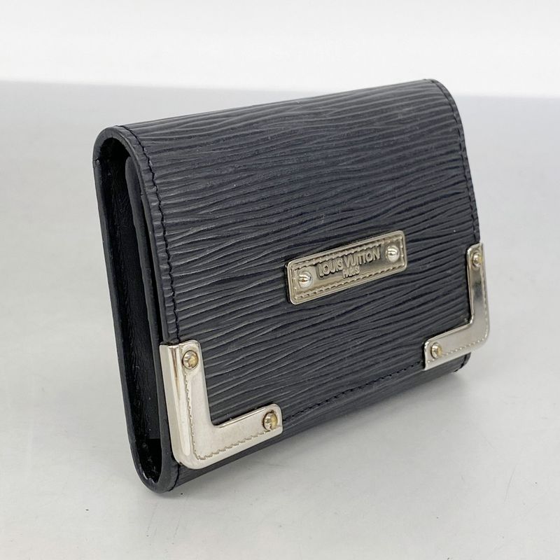 Louis Vuitton Card Case Epi Unvelop Carte De Visit Noir Black Men's