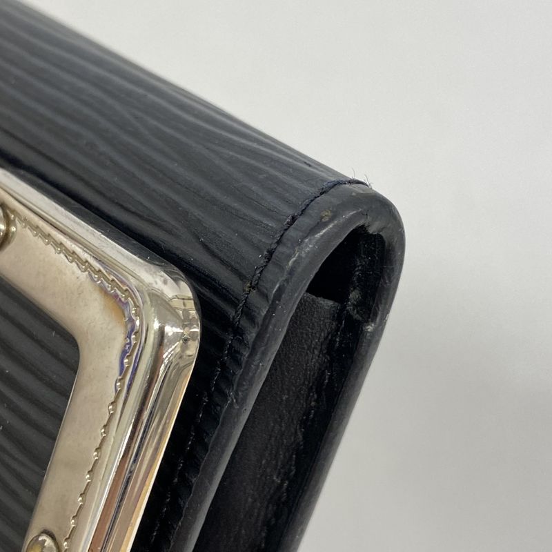 Louis Vuitton Card Case Epi Unvelop Carte De Visit Noir Black Men's