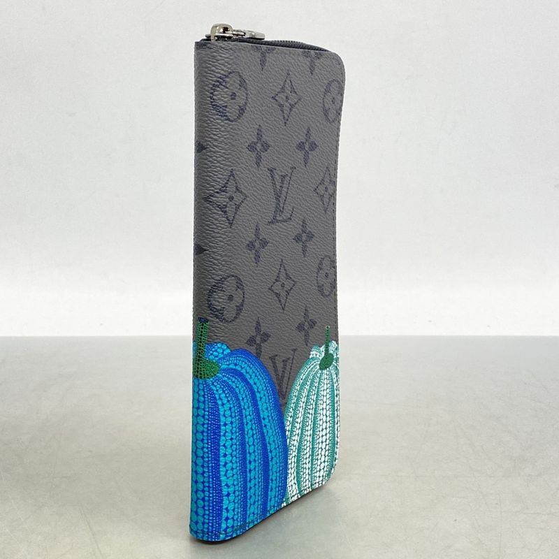 Louis Vuitton Long Wallet Monogram Eclipse Zippy Wallet Vertical M81971 Black