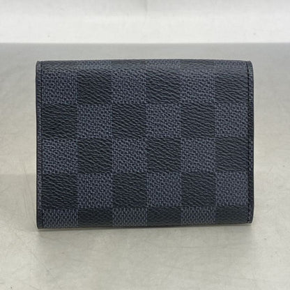 Louis Vuitton Card Case Damier Graphite Anvelop Carte De Visite N63338 Black