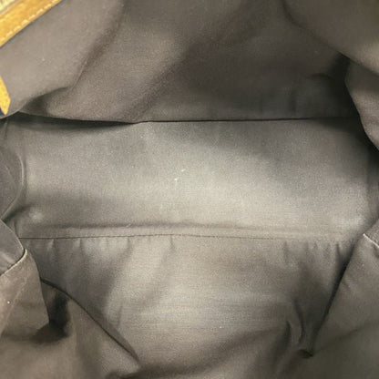 Gucci Shoulder Bag Interlocking G 121544 Leather Light Brown Gold Hardware