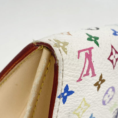 Louis Vuitton Long Wallet Monogram Multicolor Portefeuille Sarah M93532 Beige