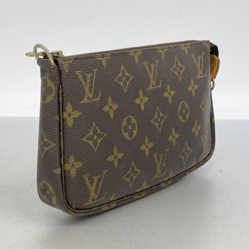 Louis Vuitton Pouch Monogram Pochette Accessoire M51980 Brown Ladies