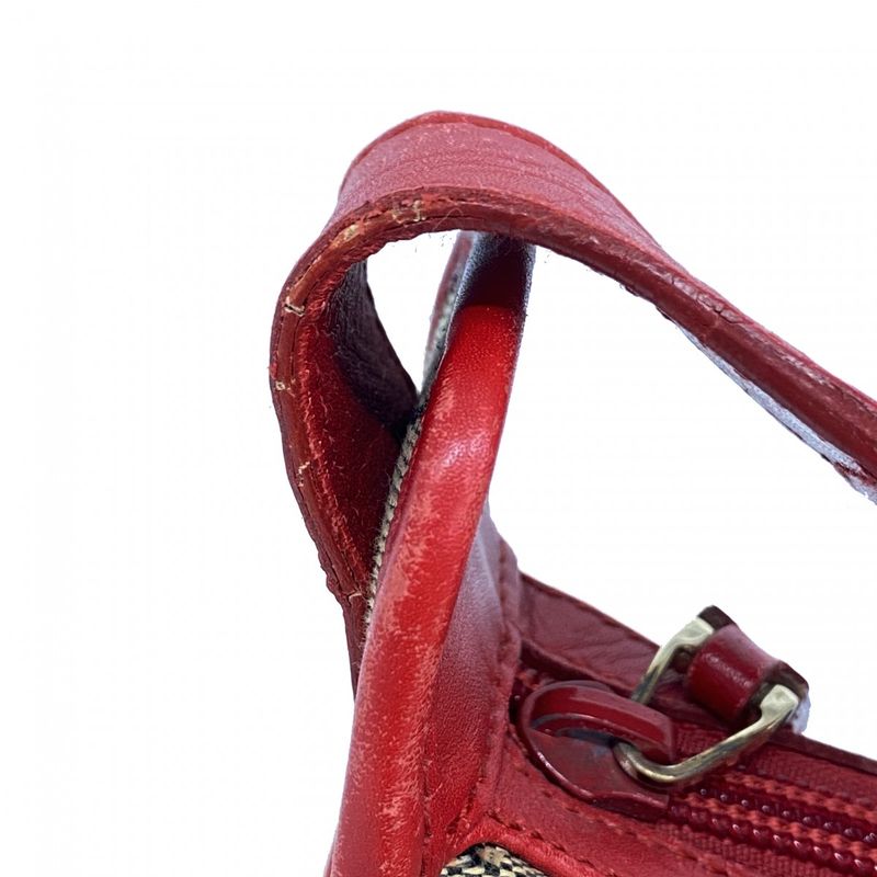 Gucci Shoulder Bag GG Canvas 001 4205 Canvas Black Red Gold Hardware Ladies