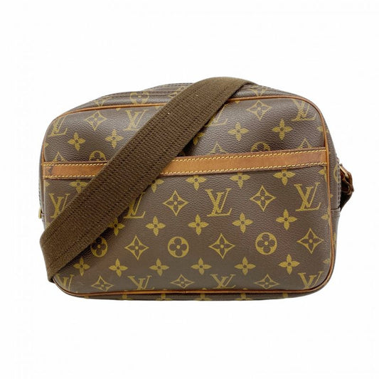 Louis Vuitton Shoulder Bag Monogram Reporter PM M45254 Brown Ladies