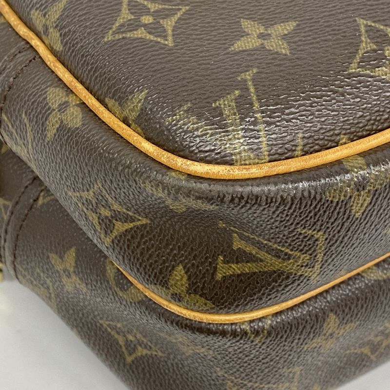 Louis Vuitton Shoulder Bag Monogram Reporter PM M45254 Brown Ladies