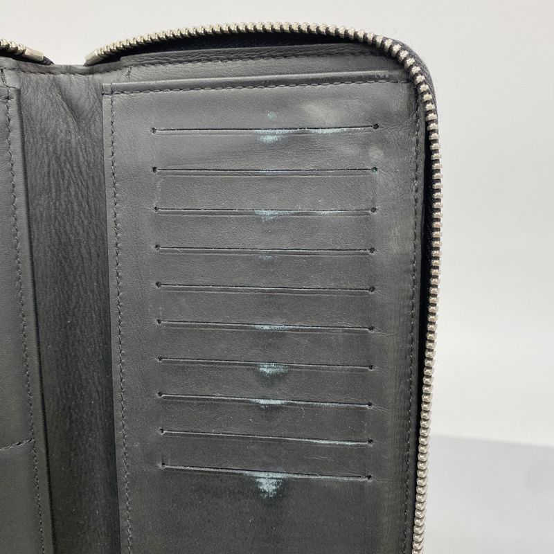 Louis Vuitton Long Wallet Taurillon Zippy Wallet Vertical M67767 Black Men's