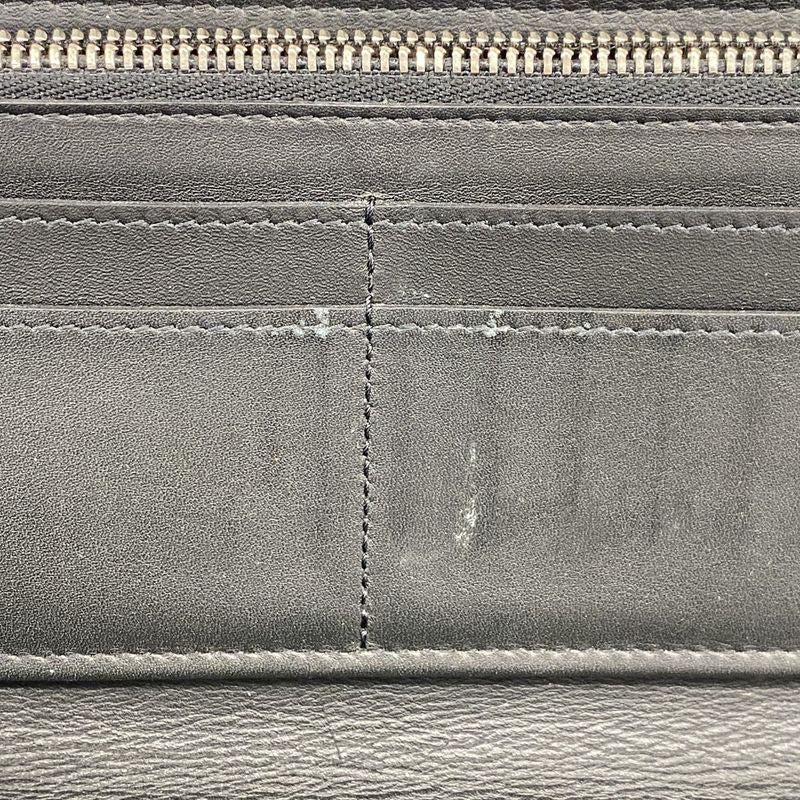 Louis Vuitton Long Wallet Taurillon Zippy Wallet Vertical M67767 Black Men's