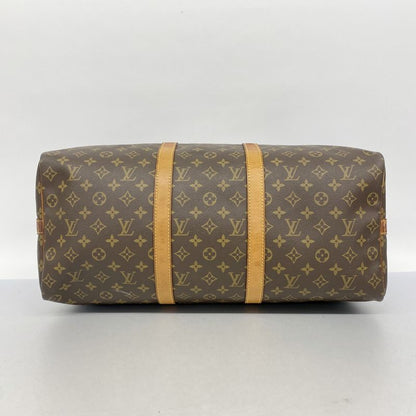 Louis Vuitton Boston Bag Monogram Keepall Bandoliere 50 M41416 Brown Men Women