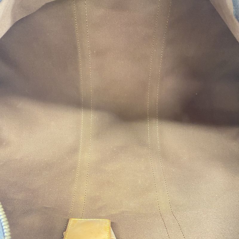 Louis Vuitton Boston Bag Monogram Keepall Bandoliere 50 M41416 Brown Men Women